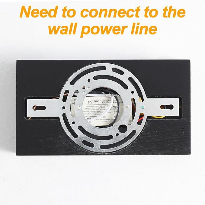 Black Wood wall sconces Lights Indoor for Living Room,wall Lamps Bedroom,Black wall Sconce wall Mounted lamp,wall Mounted Light,Indoor wall Lights