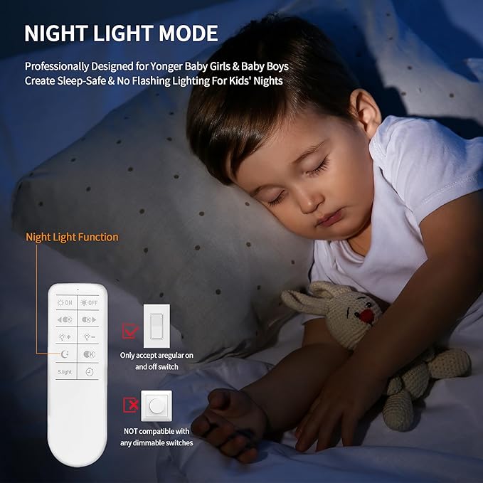 Modern Ceiling Light LED Kids Room Ceiling Lamp for Bedroom Dimmable Soccer Flush Mount Ceiling Light with Remote Control 17" Living Room Light Fixtures for BoysRoom,Kitchen 3000k-6000K