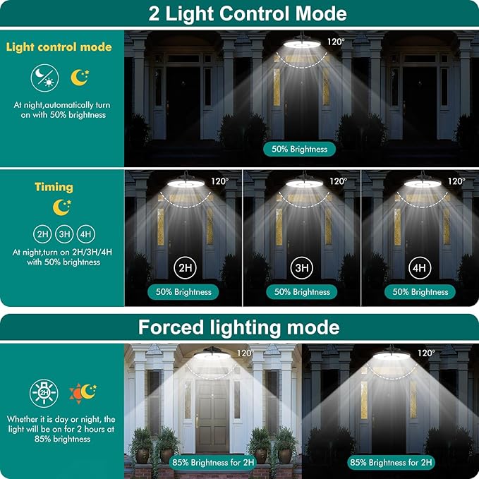 CLY Solar Lights for Shed Motion Sensor Pendant Light, 2700K-6500K Remote Control Timer Memory Function Hanging Shed Lights Indoor Outdoor for Garage Barn Patio Gazebo