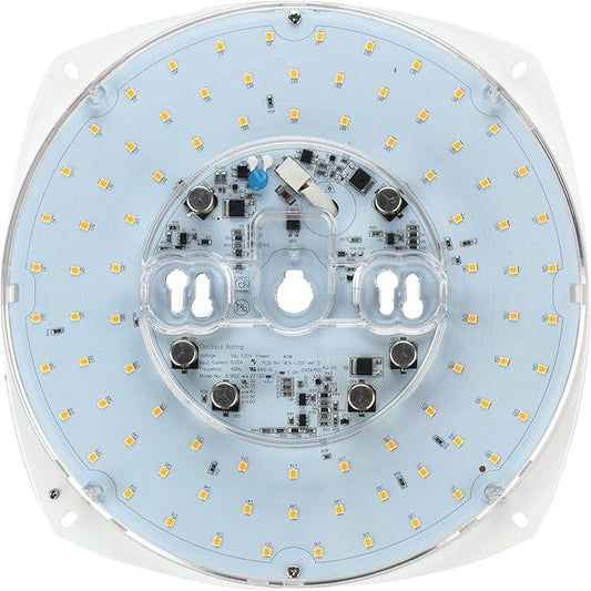 8.5" LED Light Engine Retrofit Kit - 10.2" Overall Size, 40W, 3000K, 3200LM, 120V, CRI90, Dimmable, UL/ES/JA8 Certified - Ideal for Ceiling Flush Lights, Ceiling Fans, Pendants & Garden Light