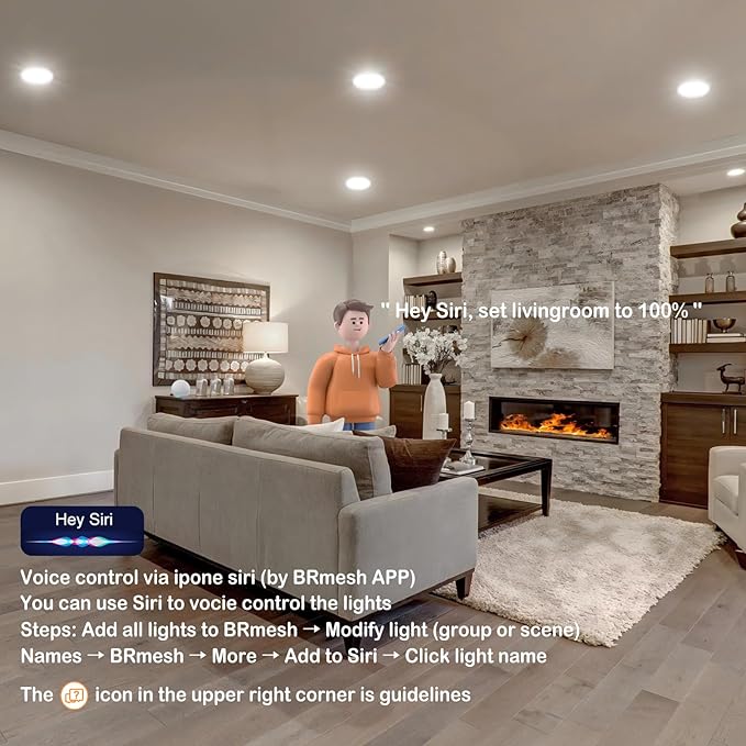 MELPO Smart Recessed Lighting 4 Inch Work with Alexa & Siri，12W 1100LM Recessed Ceiling Light 2700K-5700K，16 Million Colors，Music Sync, DIY Scenes, DIY Flash, LED Downlight with Junction Box，12 Pack