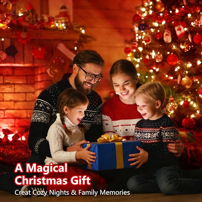 HUMIIEYE Northern Lights Projector, Cube Aurora Galaxy Projector with Remote, 16 Color Mood Lighting Dimmable Ocean Light, Memory Function, Trendy Cute Stuff for Teen Girls Gifts Bedroom Room