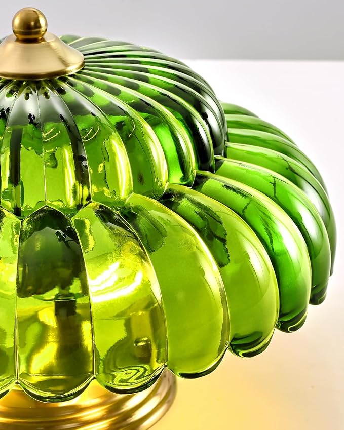 Black Semi Flush Mount Ceiling Light with Green Glass Shades, 3-Light Modern Farmhouse Lighting Fixture for Kitchen, Bathroom, Hallway, and Entryway