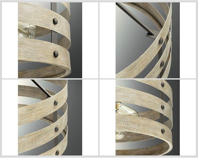 Gulliver Collection 4-Light Coastal Pendant Light Graphite