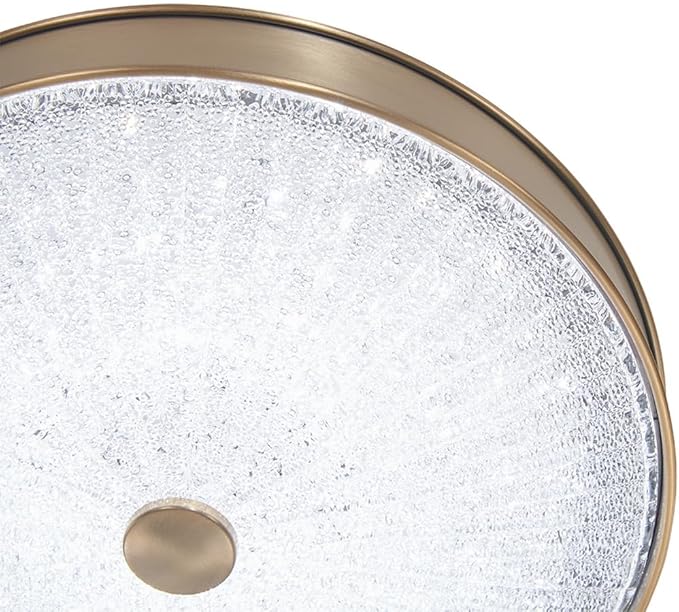 Minka Lavery 23963 11.75 in. 1-Light Aged Brass LED Flush Mount