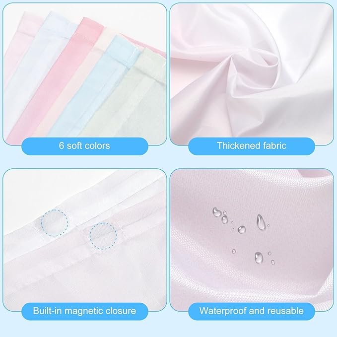 EEEKit 6 PCS Fluorescent Light Diffuser Covers, 4 X 2 FT Magnetic Light Cover, Pastel Fluorescent Lights Shade for Office Classroom Home Drop Ceiling