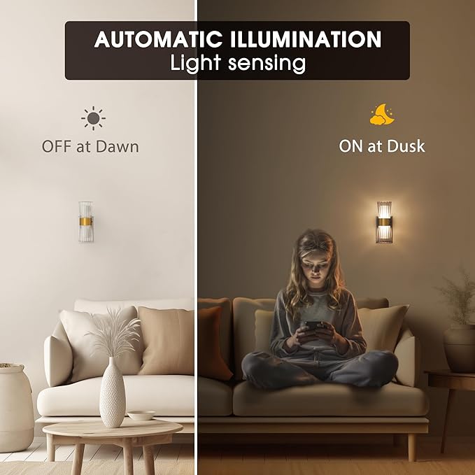 Briignite Night Light Plug into Wall, 2 Pack, 320° Rotation Night Light with Dusk to Dawn Light Sensor, Soft White 3000K, 0-100LM Adjustable Brightness for Use in Bedroom, Hallway