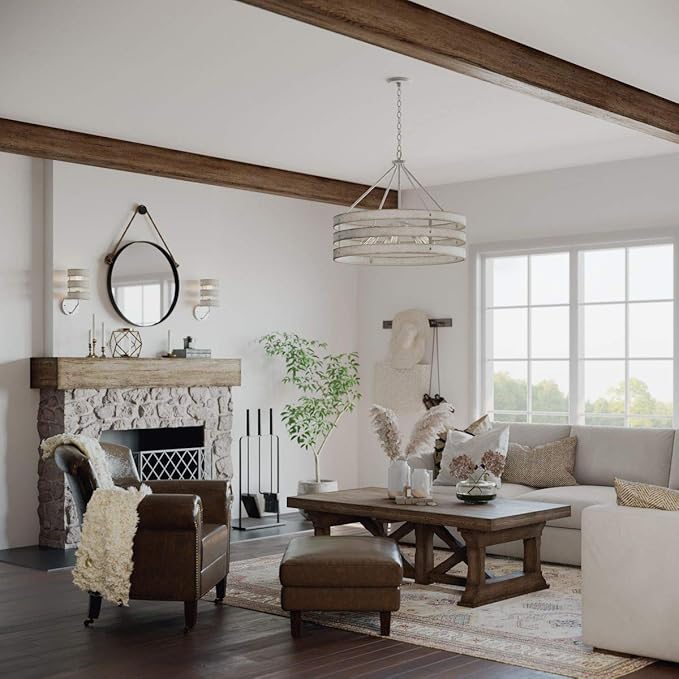 Gulliver Collection 5-Light Coastal Pendant Light Galvanized