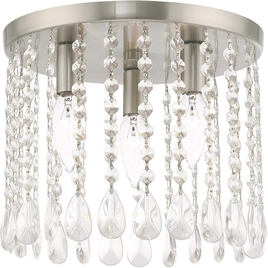 Livex Lighting 3 Lt Brushed Nickel Ceiling Mount