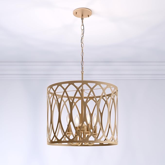 ML Lighting 4214-PMG Traditional, Painted Modern Gold