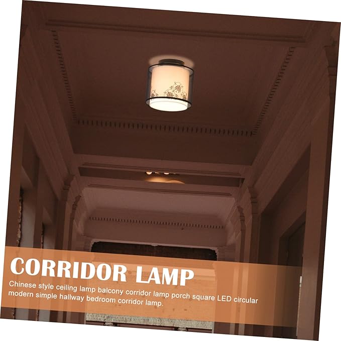 NUOBESTY Modern Simple Led Ceiling Light Fixture for Home Decor Stylish Indoor Lamp for Bedroom Hallway Living Room Dimmable Warm Lighting Elegant Design