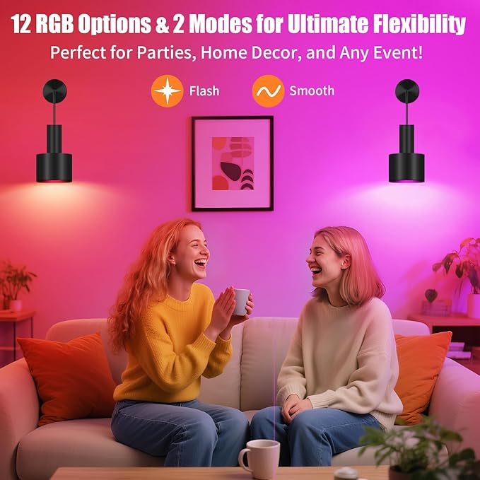 VerRon Rechargeable Battery Operated Wall Sconce Set of Two, Black Wireless Battery Powered Lights with Dimmable Detachable Bulbs & Remote, Modern Sconces Wall Decor for Bedroom Living Room Hallway