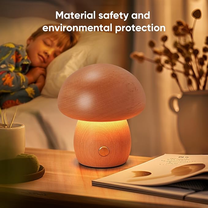 LONRISWAY Portable Cordless Rechargeable Battery Operated Lamp,Stepless Dimming, Small Table Lamp Portable Night Light, Dimmable Touch Control Warm LED Light for Bedroom, Nursery, Patio Decor
