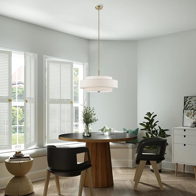 Livex Lighting Monroe - 5 Light Pendant in Timeless Style-17 Inches Tall and 24 Inches Wide-Antique Brass Finish