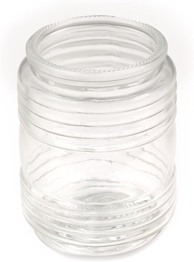 Jelly Jar Light Replacement Glass, Clear Cylinder, 3-Inch Opening – Design House, 924076