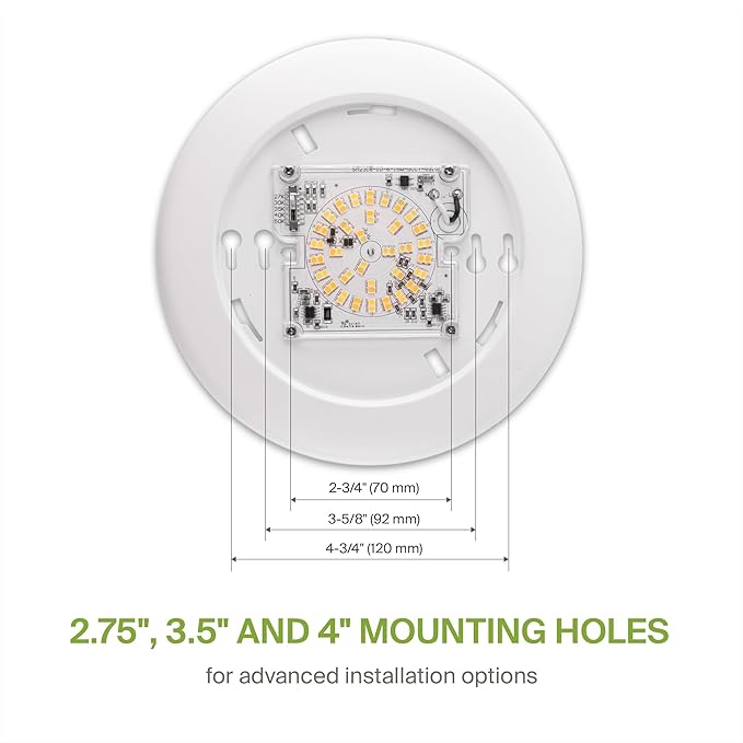 ASD 12 Pack LED Disk Lights 6 Inch, 15W 5CCT 2700K-5000K 1245LM CRI90+, Dimmable Flush Mount Ceiling Light Fixture, Low Profile Surface Mount Disc, Junction Box or Recessed Can Install, UL Energy Star