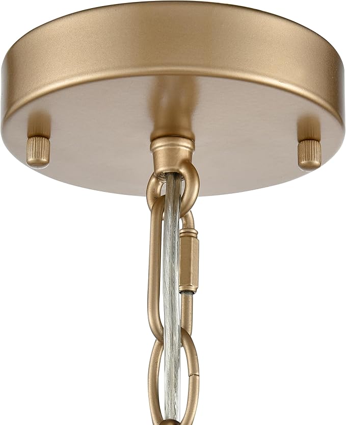 ML Lighting 42106-PMG Arelyn 23" Wide 6-Light Pendant - Painted Modern Gold