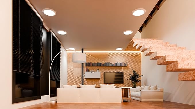 7.5 Inch Disc Light-24 Pack I Dimmable Ceiling Light Fixtures | 5CCT LED Lights 2700K/3000K/3500K/4000K/5000K | Flush Mount Ceiling LED Lights for Bedroom I ETL & UL Certified