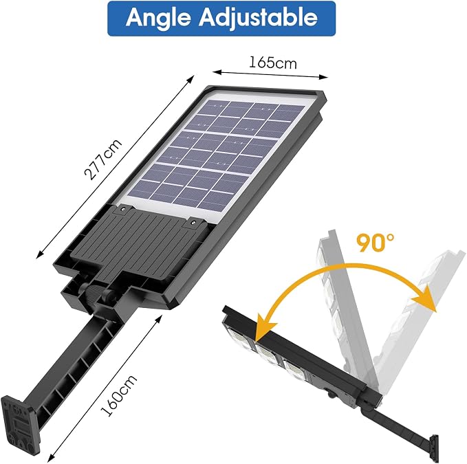 150W Solar Lights Outdoor Waterproof, 8000LM LED Solar Flood Lights Outdoor Motion Sensor with Remote, 3 Modes Solar Lights for Outside Yard, Garden, Path & Parking Lot-2PACK