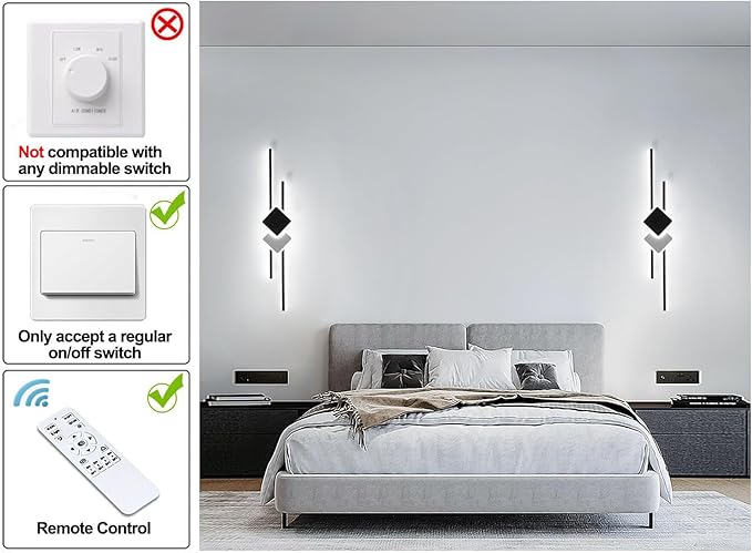 Qcyuui Linear Ceiling Light Modern LED Ceiling Lamp Dimmable Acrylic Ceiling Lighting Fixture with Remote Control for Bedroom Kitchen Dining Room Cloakroom Hallway(45W/39.4in/Linear Square)