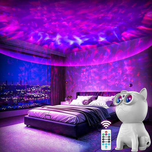 Galaxy Light Projector, Pet Dog Nebula Ceiling Night Light for Bedroom with Remote and Timer, 41 Color Modes for Kids Room Decor, Adults Game Room, Gift for Kids, Friends, Birthday, Party, Christmas
