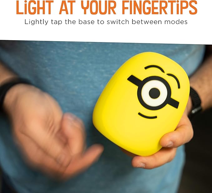 Minions Color Changing LED Squishy Night Light For Kids Cute Dimmable Nightlight Bedroom Decor Cool Lamp
