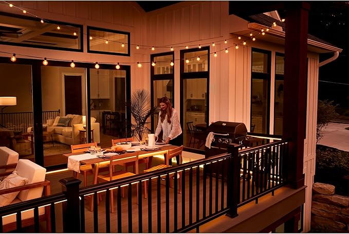 Cync GE Dynamic Effects Smart LED Light Strip with Music Sync, Color Changing Outdoor Light Strip, Compatible with Alexa and Google Home, 16ft Waterproof Light + Power Supply