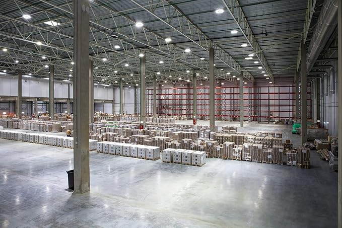 Lithonia Lighting CPRB 24LM MVOLT 40K 80CRI DWH LED Round High Bay, Multi-Volt 120-277V, 15-Inch, 24000 Lumens, White