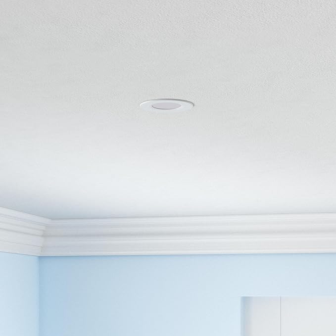acegoo RV Recessed Ceiling Light 2-3/4” Full Aluminum 12V Dimmable LED Puck Light for Campervan Truck Caravan Boat Roof Under Cabinet Lighting, Flush Mount Cutout 2-1/4" (White,Cool White) 4 Pack