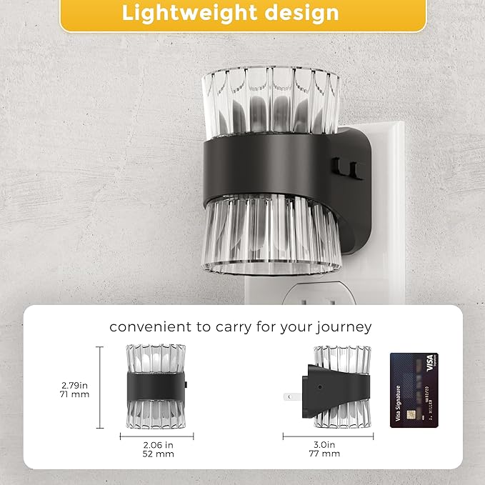 L LOHAS LED Night Light, Modern Night Lights Plug into Wall,2 Pack 3000K/4000k/5000K Adjustable Color Temperature Night Light,Dimmable Nightlights with Dusk to Dawn Sensor for Rooms Bathroom Hallway