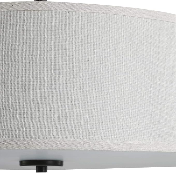 Progress Lighting Inspire Collection Antique Bronze Three-Light 18" Semi-Flush Mount, 11.50x18.00x18.00