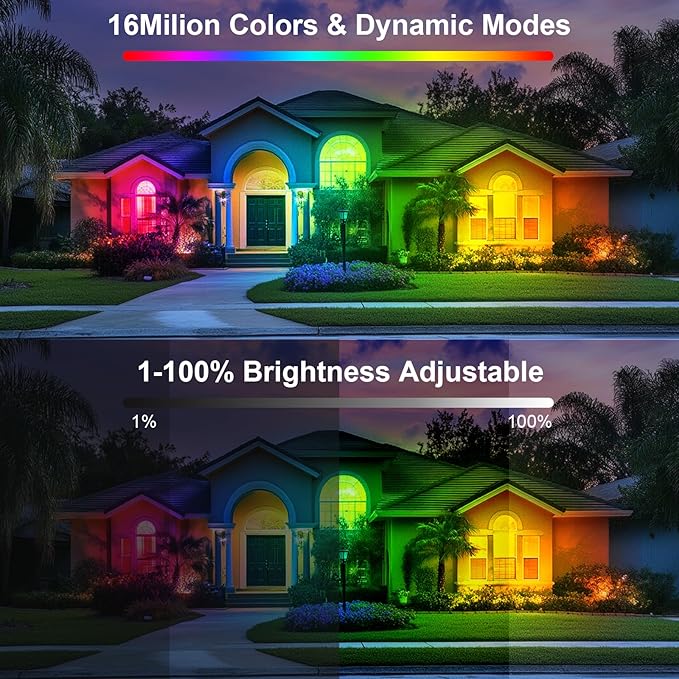 50W 2.4G Remote Control RGB Wall Washer Light, RGB Light bar with Remote Control & APP Control, for Birthday Party, Garden Lighting, Wall Display, Hotel, Building, Commercial Lighting