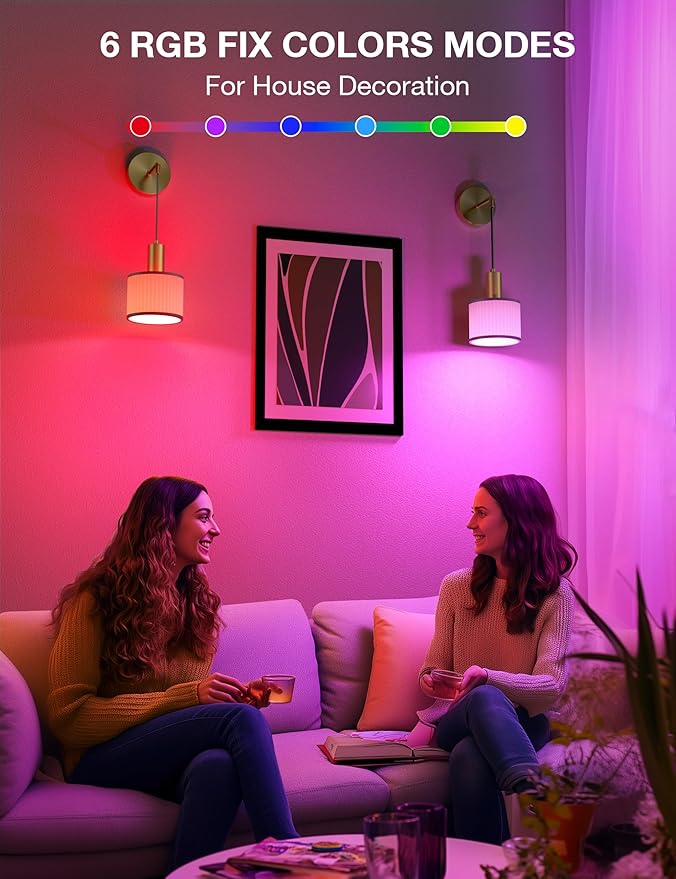 NIORSUN Battery Operated Wall Sconce Set of 2, Black Gold & Off-White Wireless Rechargeable Wall Lights with 5200mAh Dimmable Detachable Bulbs and Remote, 9 Colors Sconces Wall Decor for Living Room
