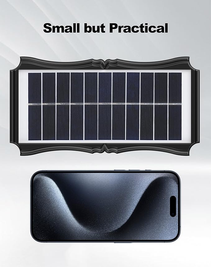 Solar Step Lights Outdoor, 6 Pack 1500mAh Wall Lights，Fence Lights Solar Powered, IP65 Outdoor Up and Down Solar Lighting for Step, Wall, Fence
