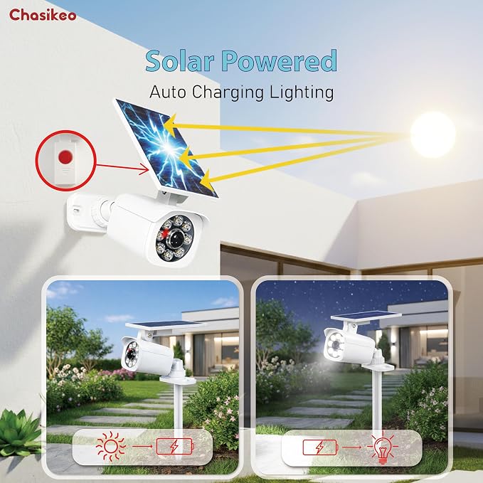 2 Pack Solar Motion Lights Outdoor, Solar Spotlights with Motion Sensor, IP67 Waterproof Solar Power Security Lights, 360° Rotatable for Garden, Yard, Pathway, Fence, Driveway, 1200LM, White