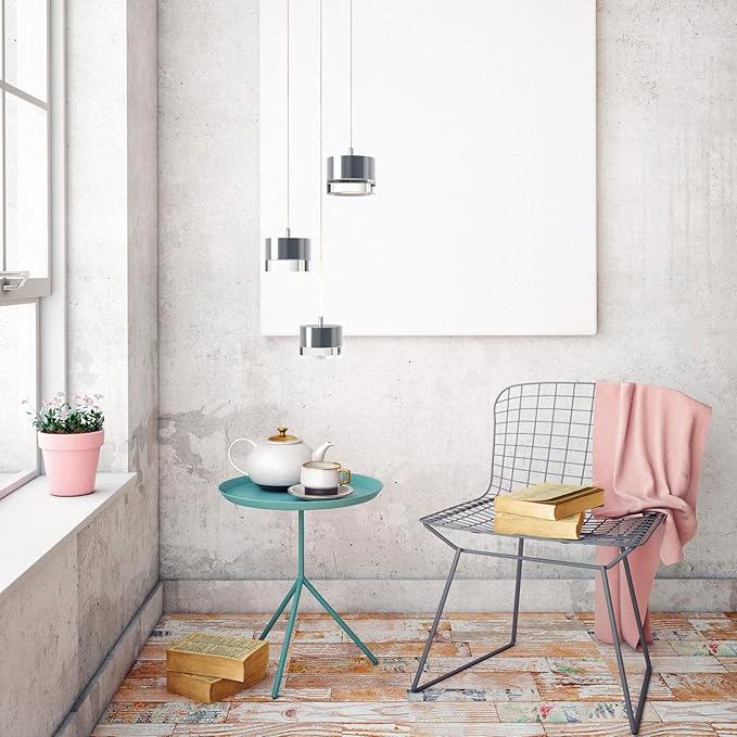 Jupiter 3 Mini Pendant Lighting Nickel - LED Hanging Light Fixture for Kitchen Island, Bar, Foyer - Cluster Pendants - Dimmable, Adjustable Wire, Lamp Bulb Included