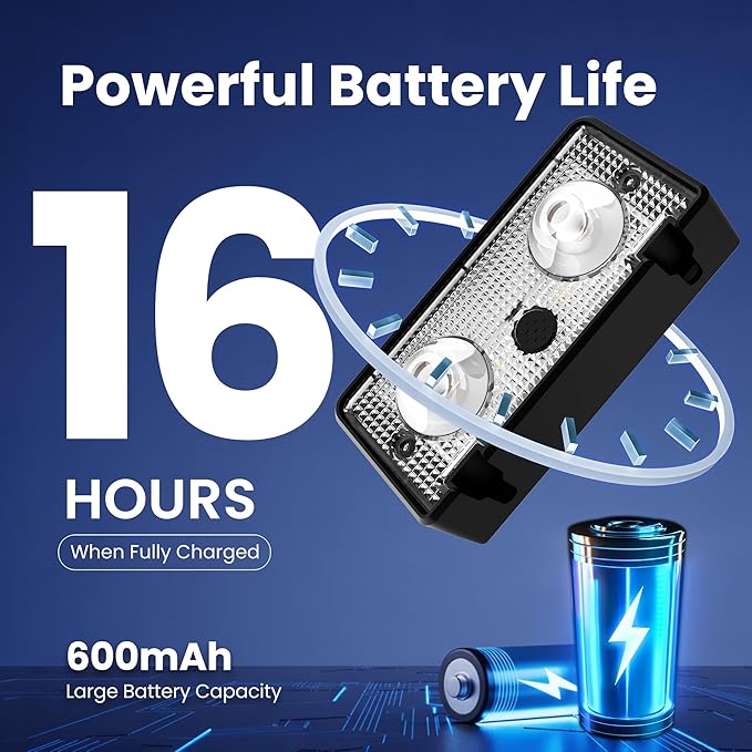 Solar Fence Lights Outdoor 16 Pack, 50 LM 11 Modes & 9 Colors Solar Lights with Brighter LED Focus Lens Waterproof IP65 for Wall Backyard Deck Patio Porch Step Railings Pool Decor