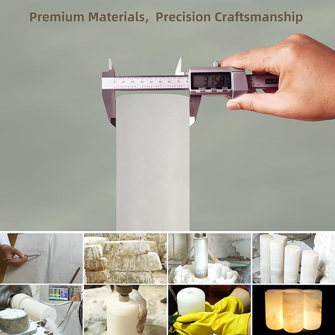 Alabaster Wall Sconce, Solid Brass Sconce with Natural Spanish Alabaster, 14.4 in Vanity Lights for Bathroom, Hardwired Wall Lamp for Bedroom Living Room Staircase Hallway, G9 LED Bulb