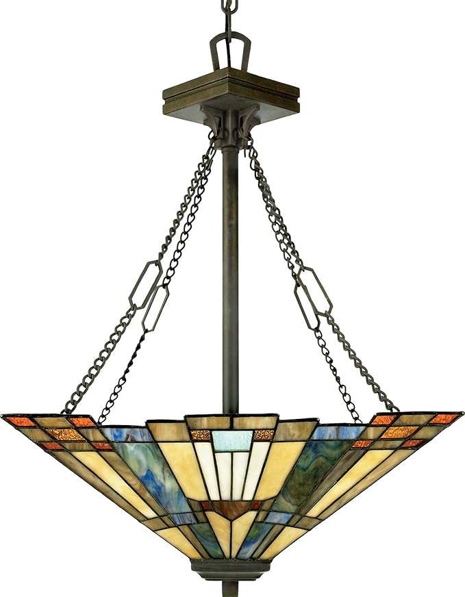 Quoizel Inglenook 3-Light Valiant Bronze Pendant Light