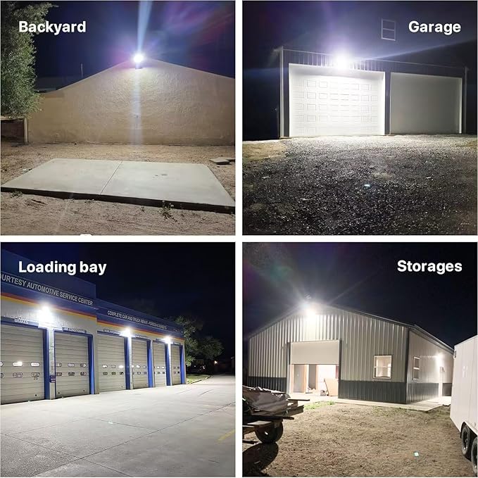 HYPERLITE LED Wall Pack Light: 40W 5200lm ETL Listed Full Cut Off Wall Pack Led Exterior Light with Photocell - 2PCS Adjustable Residential Led Security Lights Flood Light for Garage Yard Shop Doorway