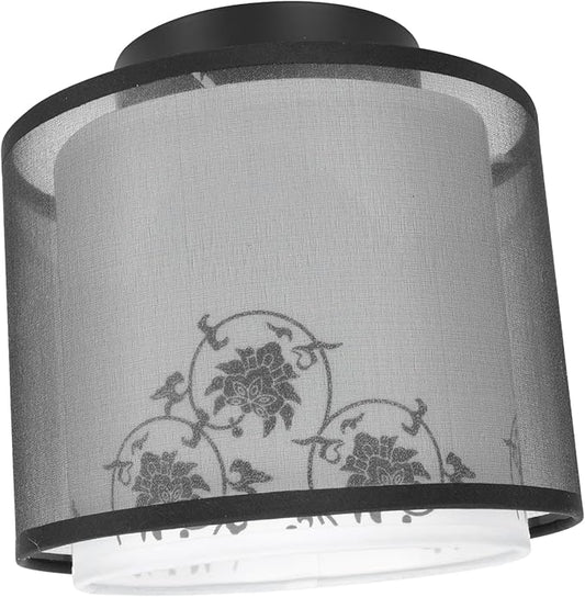 KALLORY Delicate Led Ceiling Light Fixture Modern Minimalist Pendant for Hallway Bedroom Balcony and Entrance Decor Stylish Close to Ceiling Lamp for Indoor Spaces