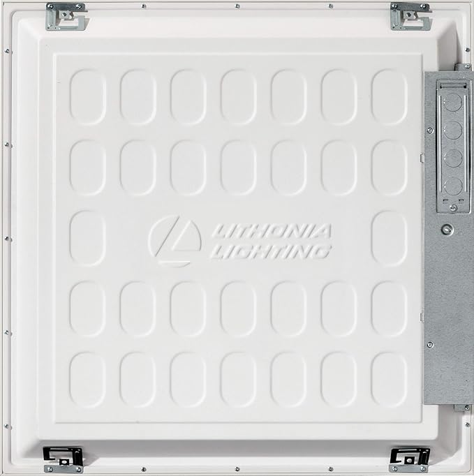 Lithonia Lighting CPX 2x2 LED Flat Panel Light, 2 Ft. x 2 Ft. LED Light Panel, Ceiling Lighting Fixture, 2500/3200/4000 Adjustable Lumens, 3500K/4000K/5000K Switchable CCT, Smooth Satin Lens, White