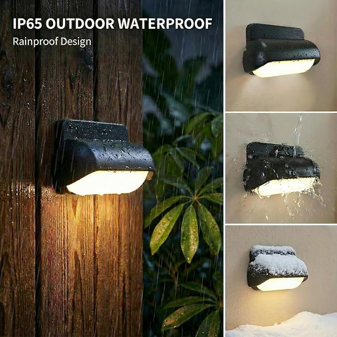 Modern Wall Sconce Outdoor Porch Light Waterproof Patio Lamp LED Wall Light Fixture Aluminum 13W 3000K Front Door Lamp for Indoor & Outdoor use Garden Yard 2 Pack