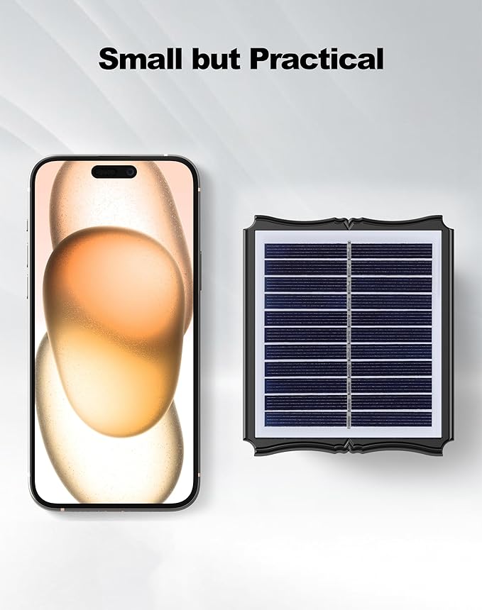 Solar Wall Lights Outdoor 6500K 3000K, 4 Pack 1500mAh Wall Lights Solar Powered, IP65 Outdoor Up and Down Solar Lighting for Wall