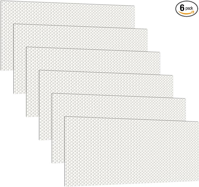 Pangda 6 Pack Replacement Fluorescent Light Covers Clear Acrylic Ceiling Lighting Panel Flat Sheet for Overhead Fixtures, 22.5 x 46.5 x 0.1 Inch