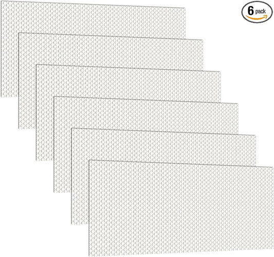 Pangda 6 Pack Replacement Fluorescent Light Covers Clear Acrylic Ceiling Lighting Panel Flat Sheet for Overhead Fixtures, 22.5 x 46.5 x 0.1 Inch