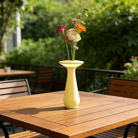 Flower Table Lamp,Rechargeable Coredless Table Lamp for Restaurant,Vase Lamp for Bedroom,Flower Lamp for Dining Table,Small Night Light,Gifts for Mom,Birthday Gifts for Women,Office,Home