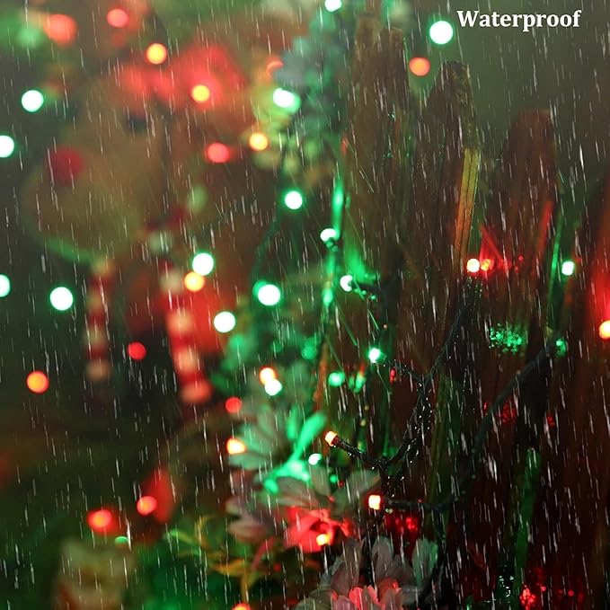 iBaycon Color Changing Christmas Lights, 66FT 200 LED RGB Christmas String Lights Outdoor, Fairy Twinkle Tree Lights with Remote Timer Plug in for Xmas Room Indoor Party Holiday Decorations