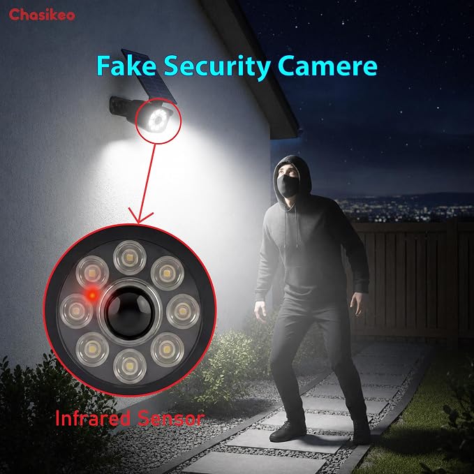 Solar Motion Light Outdoor, Solar Spotlight with Motion Sensor, IP67 Waterproof Solar Power Security Light, 360° Rotatable for Garden, Yard, Pathway, Fence, Driveway, 1200LM(1 Pack)