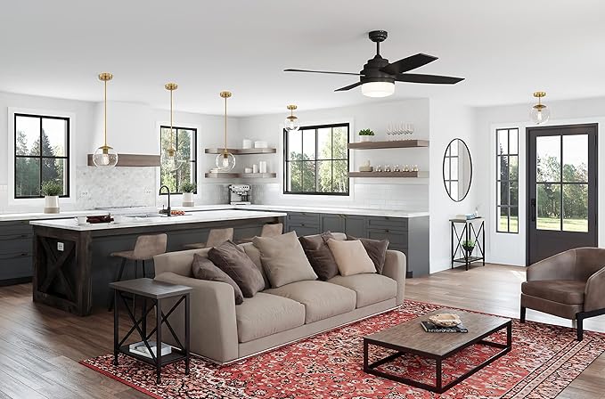 Design House Gracelyn 9 in Ceiling Mount Pendant Light, Semi-Flush Mount, Dimmable, Seeded Glass, Satin Gold, 9 in x 9 in x 14.36 in, 588517-SG